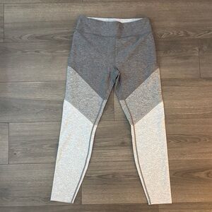 Outdoor Voices Leggings in Gray and White